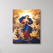 Onze Lady Undoer der Knots Canvas Afdruk (Voorkant)
