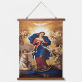 Onze Lady Undoer der Knots Hangend Wandkleed (Voorkant)