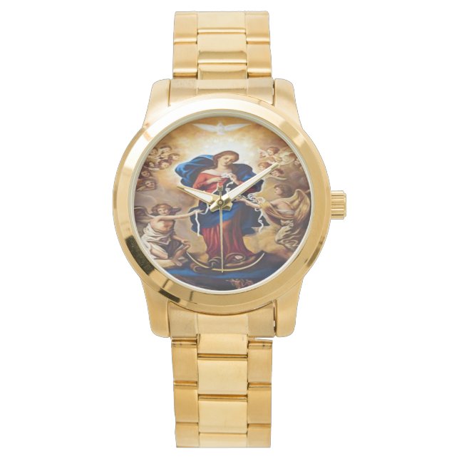 Onze Lady Undoer der Knots Horloge (Voorkant)