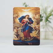 Onze Lady Undoer der Knots Informatiekaartje (Staand voorkant)