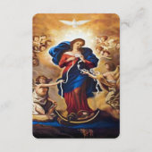 Onze Lady Undoer der Knots Informatiekaartje (Voorkant)