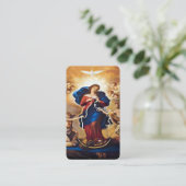 Onze Lady Undoer der Knots Informatiekaartje (Staand voorkant)