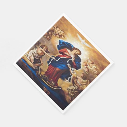 Onze Lady Undoer der Knots Servet (Hoek)