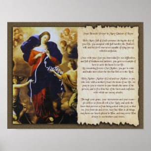 ONZE LADY UNDOER OF KNOTS PRAYER POSTER