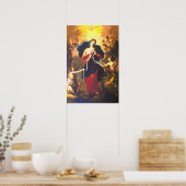 Onze Lady Undoer van Knots Maagd Mary Angels Poster (Keuken)