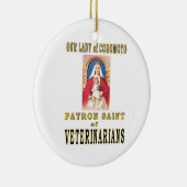 ONZE LADY VAN COROMOTO KERAMISCH ORNAMENT (Rechts)