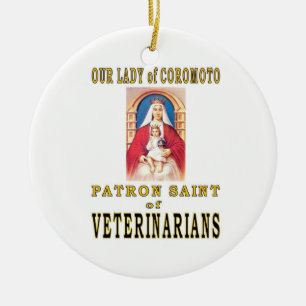 ONZE LADY VAN COROMOTO KERAMISCH ORNAMENT