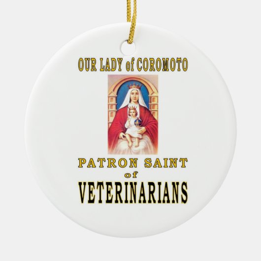 ONZE LADY VAN COROMOTO KERAMISCH ORNAMENT (Voorkant)