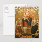 ONZE LADY VAN DE ROSARY BRIEFKAART (Voorkant / Achterkant)