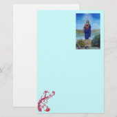 ONZE LADY VAN LICHTE Madonna van maculair begrip Briefpapier (Voorkant / Achterkant)