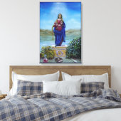 ONZE LADY VAN LICHTE Madonna van maculair begrip Canvas Afdruk (Insitu (Slaapkamer))