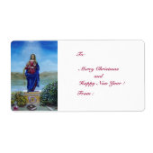 ONZE LADY VAN LICHTE Madonna van maculair begrip Etiket (Voorkant)