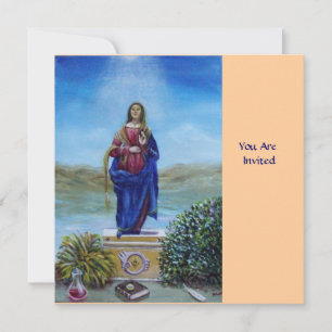 ONZE LADY VAN LICHTE Madonna van maculair begrip Kaart