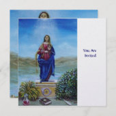 ONZE LADY VAN LICHTE Madonna van maculair begrip Kaart (Voorkant / Achterkant)