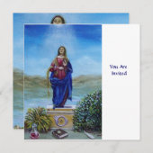 ONZE LADY VAN LICHTE Madonna van maculair begrip Kaart (Voorkant / Achterkant)