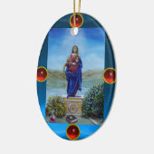 ONZE LADY VAN LICHTE Madonna van maculair begrip Keramisch Ornament (Links)