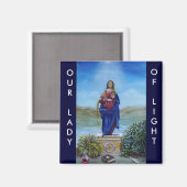 ONZE LADY VAN LICHTE Madonna van maculair begrip Magneet (Voorkant / Achterkant)