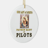 ONZE LADY VAN LORETO KERAMISCH ORNAMENT (Rechts)