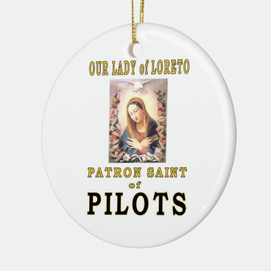 ONZE LADY VAN LORETO KERAMISCH ORNAMENT (Links)