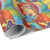 Onze Lady Virgin Mary Madonna en Child Cadeaupapier (Rol Hoek)