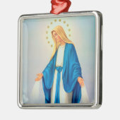 Onze Lady Virgin Mary Metalen Ornament (Links)