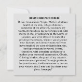 Onze Lafy van LourdesGevouwen Wenskaart Kaart (Achterkant)