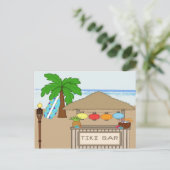 Onze Laua Tiki Bar-Briefkaarten Briefkaart (Staand voorkant)