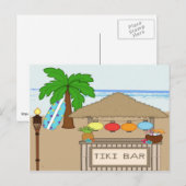 Onze Laua Tiki Bar-Briefkaarten Briefkaart (Voorkant / Achterkant)