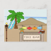 Onze Laua Tiki Bar-Briefkaarten Briefkaart (Voorkant)