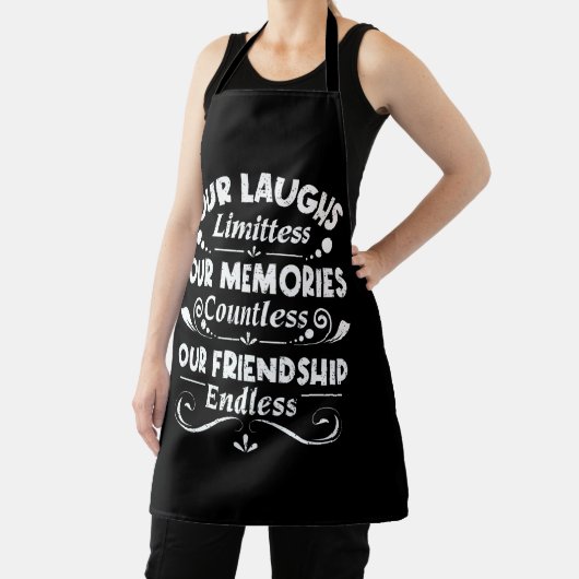 Onze Laughs grenzeloze herinneringen ontelbare vri Schort (Insitu)
