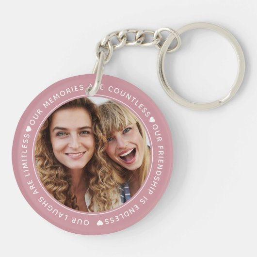 Onze Laughs is een onbeperkt beste vriendjesfotoke Sleutelhanger (Achterkant)