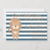 Onze leeuw, Lion Birthday, oerwoud verjaardag Kaart (Voorkant)