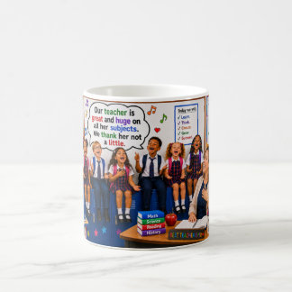 Onze leraar is geweldig koffiemok