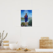 ONZE LIEDEN VAN LICHT Madonna van de Onbevlekte On Poster (Keuken)
