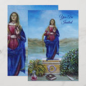 ONZE LIEDERE VAN LICHT Madonna van de Onbevlekte O Kaart (Voorkant / Achterkant)