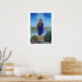 ONZE LIEDERE VAN LICHT Madonna van de Onbevlekte O Poster (Keuken)