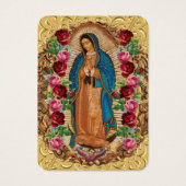 ONZE LIEDERE VROUW VAN GUADALUPE VISITEKAARTJE (Voorkant)