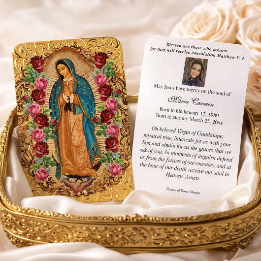 ONZE LIEDERE VROUW VAN GUADALUPE VISITEKAARTJE