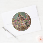 onze liefdadigheidsdame ronde sticker (Envelop)