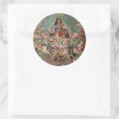 onze liefdadigheidsdame ronde sticker (Tas)
