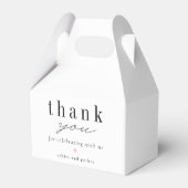 Onze Liefde Bewerkbare Kleur Eenvoudige Favor Box Bedankdoosjes (Voorkant Zijde)