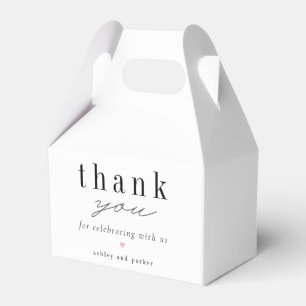 Onze Liefde Bewerkbare Kleur Eenvoudige Favor Box Bedankdoosjes