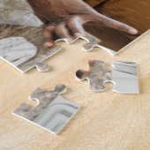 Onze liefde | Familienaam Foto Jigzaag Puzzle Legpuzzel (Zijkant)