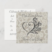 Onze liefde groeit kaart (Voorkant / Achterkant)