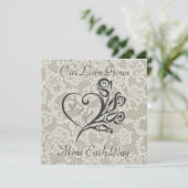 Onze liefde groeit kaart (Staand voorkant)