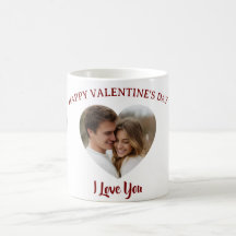 Onze Liefde in een Mok Aangepaste Foto Valentijnsd