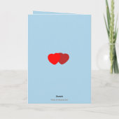 Onze liefde is een boom feestdagen kaart (Achterkant)