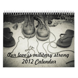 Onze liefde is een militair sterke agenda. kalender