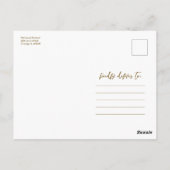 Onze liefde is niet geannuleerd weddenschap uitste briefkaart (Achterkant)