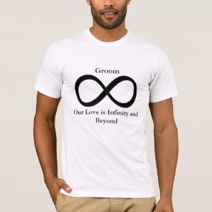Onze liefde is oneindig en verder t-shirt